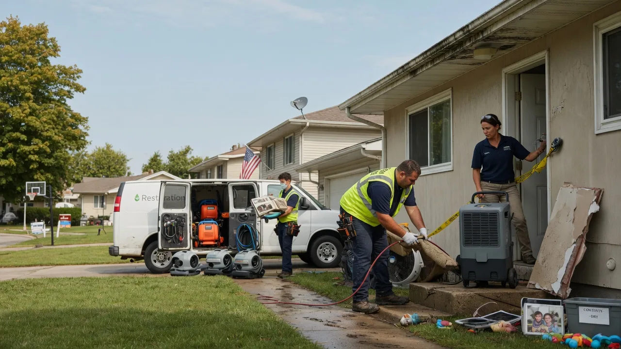 Water Damage Restoration in Sandoval, IL near me
